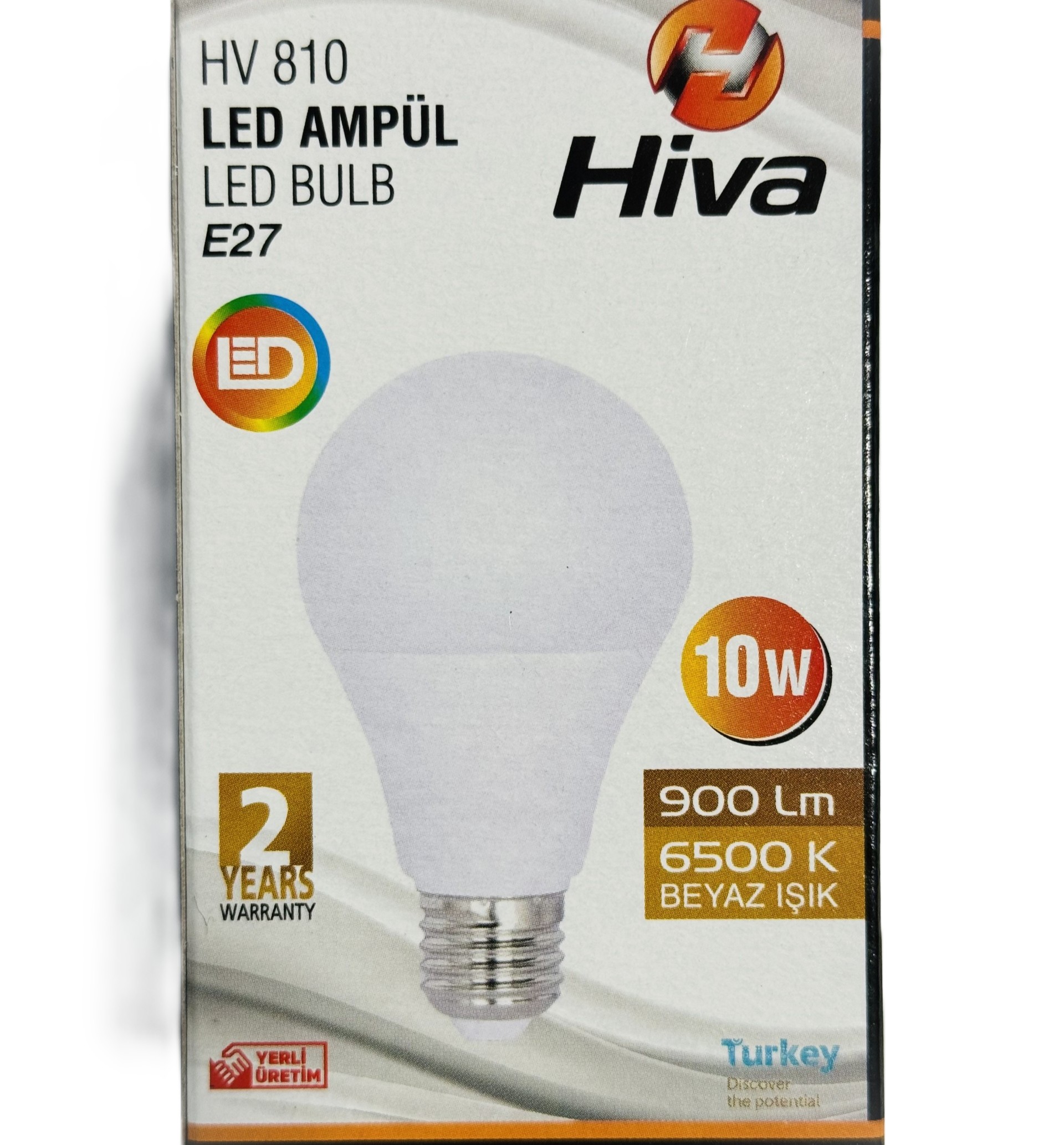 HİVA BEYAZ LED AMPUL 10W 6500K